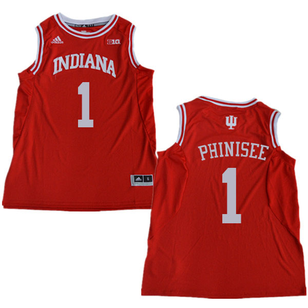 Men #1 Rob Phinisee Indiana Hoosiers College Basketball Jerseys Sale-Red